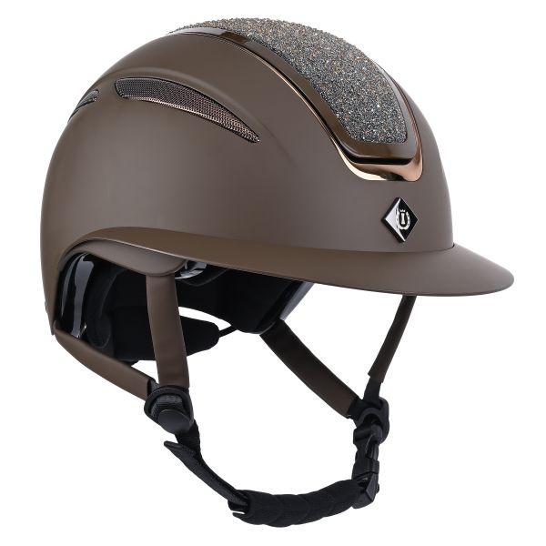 Casque Olania Deluxe grande visière marron S 53-55