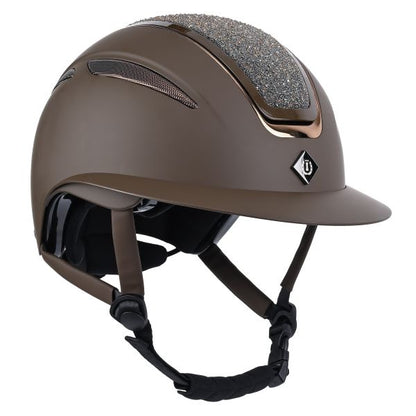 Casque Olania Deluxe grande visière marron S 53-55