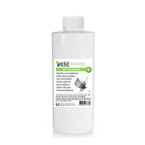 ESC LABORATOIRE - REGUL PLUS - Gattilier Houblon RéglisseApaisement ovaires juments 1L