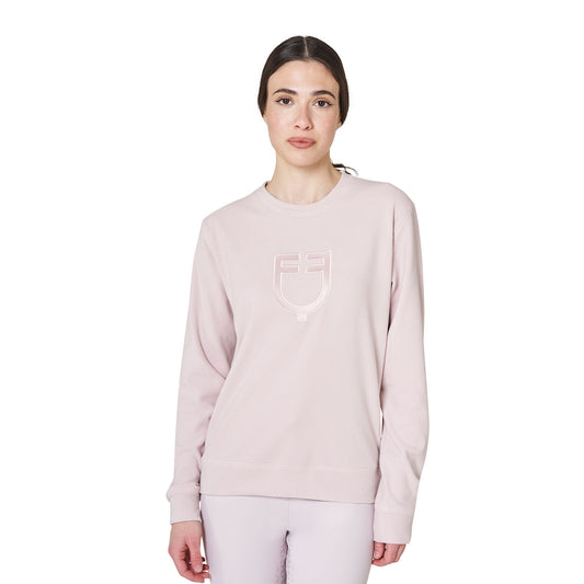 Equestro - Sweat-shirt femme col rond