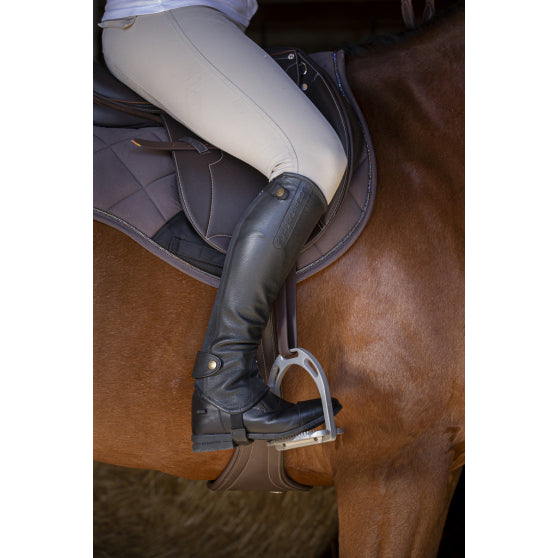 Equithème - Chaps cuir Soft havane