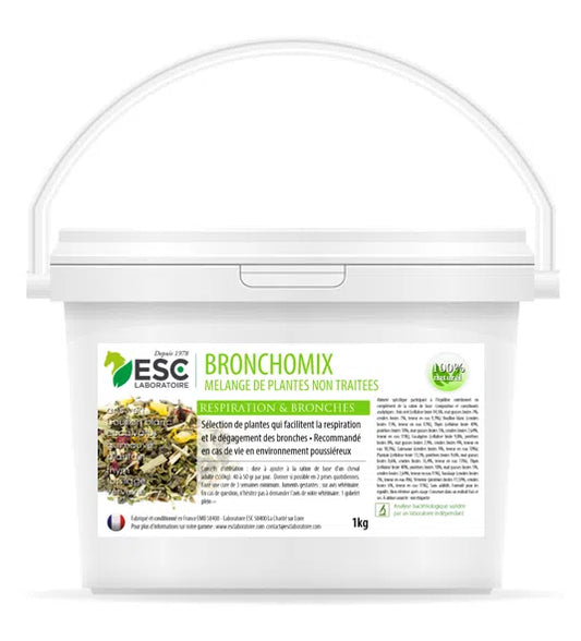 ESC - BRONCHOMIX – Respiration cheval – Mélange de plantes 1kg