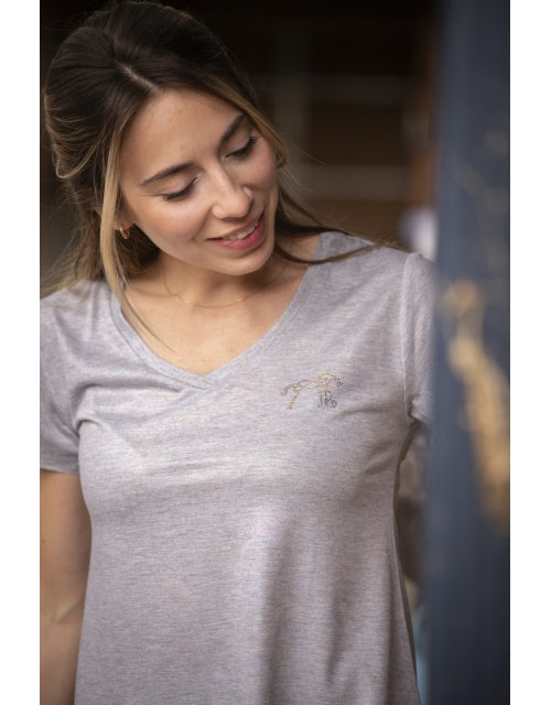 Pénélope - T Shirt Juline gris