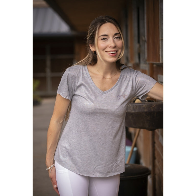 Pénélope - T Shirt Juline gris