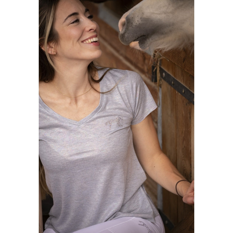 Pénélope - T Shirt Juline gris