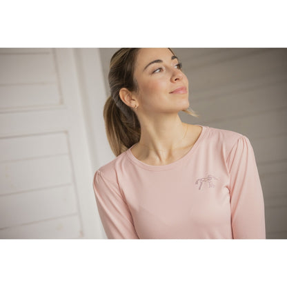 Pénélope - Pull Techty rose