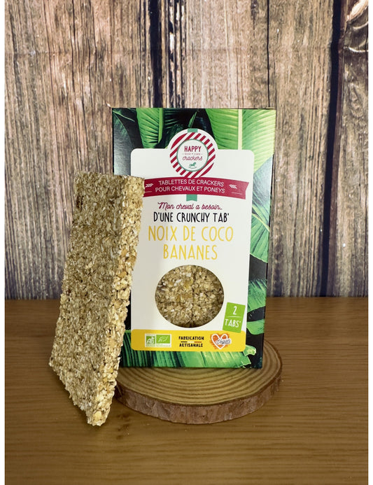 Happy Crackers - Crunchy Tabs' Noix de Coco Bananes