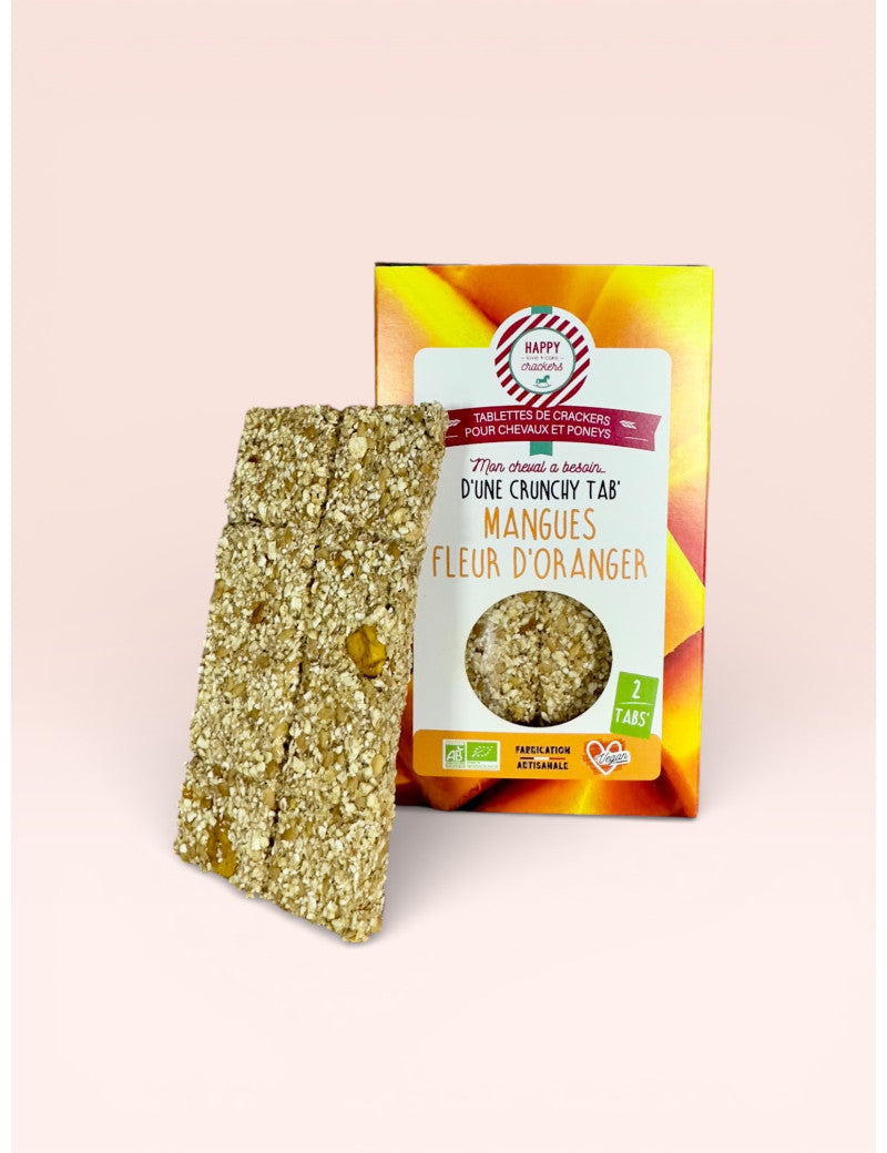Happy Crackers - Crunchy Tab' Mangues Fleur d'Oranger