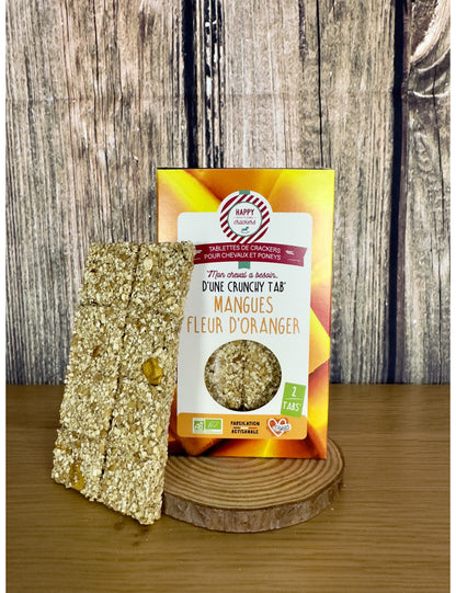 Happy Crackers - Crunchy Tab' Mangues Fleur d'Oranger